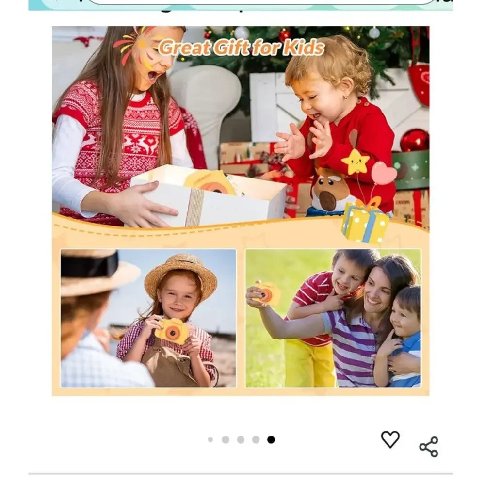 Kids Camera 26MP HD Digital Portable with 1080P Video